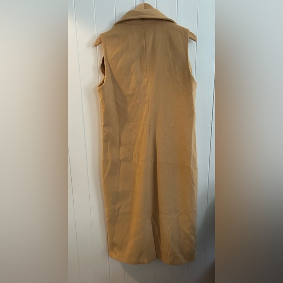 JustFab Faux Wool Duster Vest - Picture 7 of 7